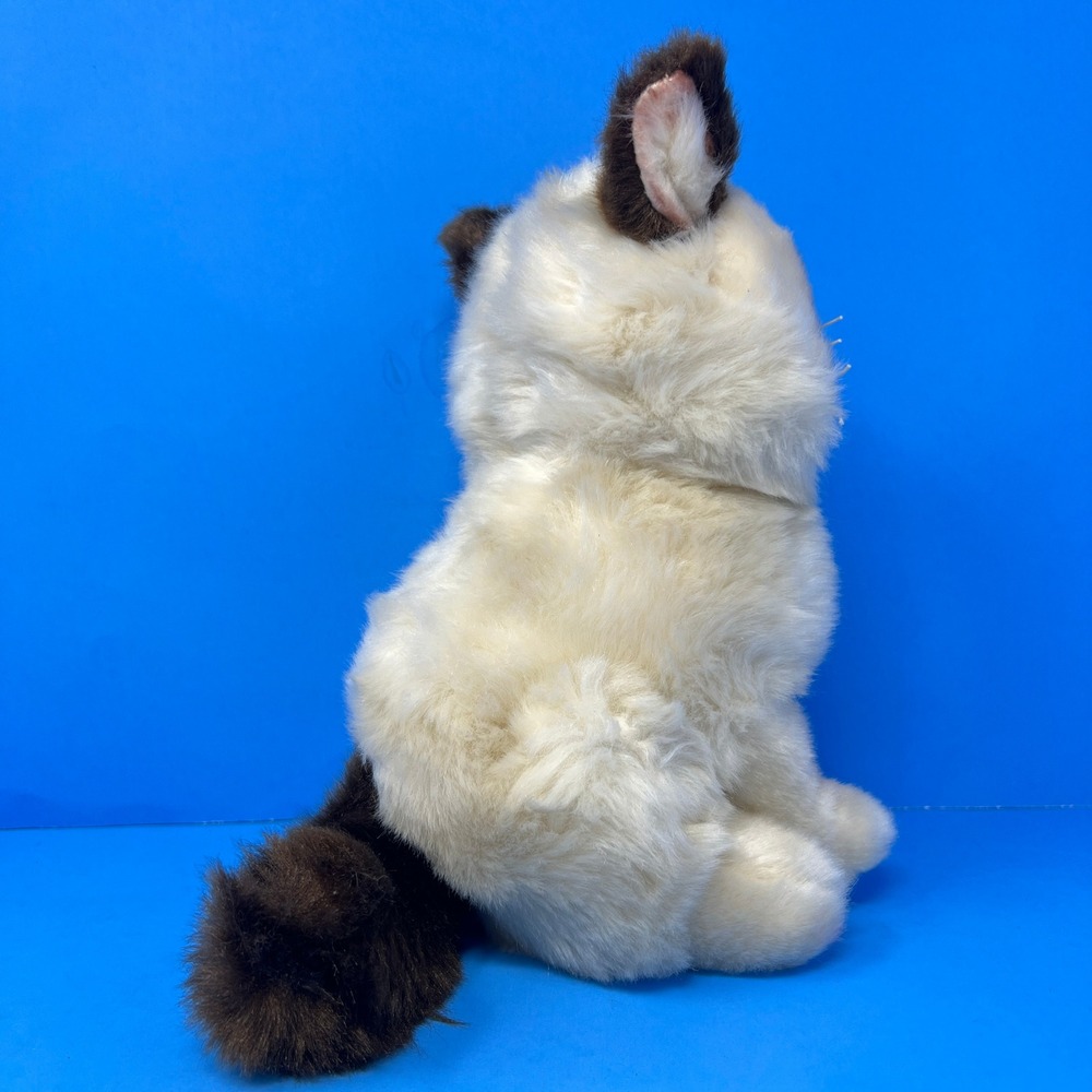 Gund Grumpy Cat Plush 9 Inch White Brown 4040133 Blue Eyes 2018 - Picture 15 of 16